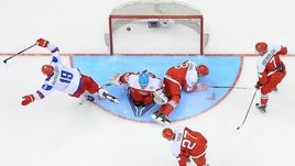 Сегодня. Торонто. Дания - Россия - 0:4. Павел КАРНАУХОВ празднует гол в ворота датчан.