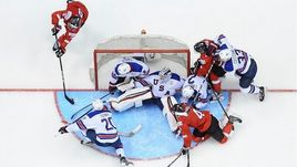 Понедельник. Торонто. США – Швейцария – 3:2. Сборная США - соперник России по полуфиналу МЧМ-2017.