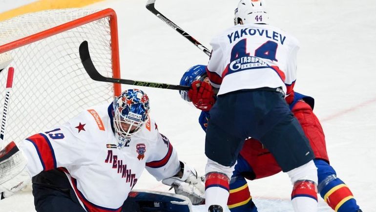 В трех из четырех проигранных СКА матчах ворота петербуржского клуба защищал Микко КОСКИНЕН. Фото ХК СКА В трех из четырех проигранных СКА матчах ворота петербуржского клуба защищал Микко КОСКИНЕН. Фото ХК СКА