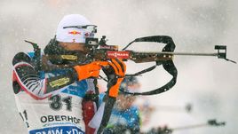 Оберхоф. Гонка преследования. Фуркад выиграл, Бабиков - шестой