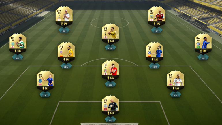 Команда недели 16. Фото EA Sports. Команда недели 16. Фото EA Sports.