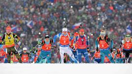 Оберхоф. Женский масс-старт.  Коукалова выиграла, Акимова - 13-я