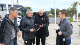 Вторник. Кампоамор. Сергей ОВЧИННИКОВ, Сергей ЯКУНЧИКОВ, Виктор ОНОПКО, Виктор ГОНЧАРЕНКО (слева направо).