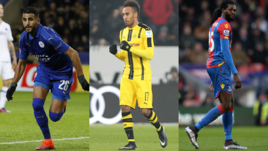 Рияд МАХРЕЗ , Пьер-Эмерик ОБАМЕЯНГ, Эмманюэль АДЕБАЙОР.