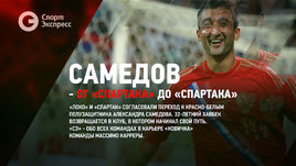 Самедов – от "Спартака" до "Спартака"