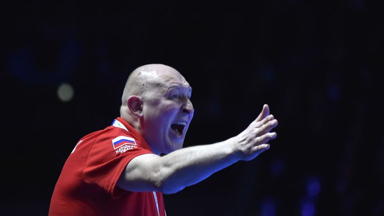 Главный тренер сборной России Дмитрий ТОРГОВАНОВ. Фото AFP Главный тренер сборной России Дмитрий ТОРГОВАНОВ. Фото AFP