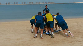 "Зенит": регби на пляже