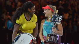Чемпионка Australian Open-2016 Ангелик КЕРБЕР (справа) и финалистка Серена УИЛЬЯМС. Как будет в этом году?