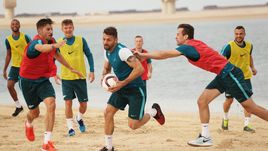 Регби "Зенита" и молодежь ЦСКА.  РФПЛ на сборах