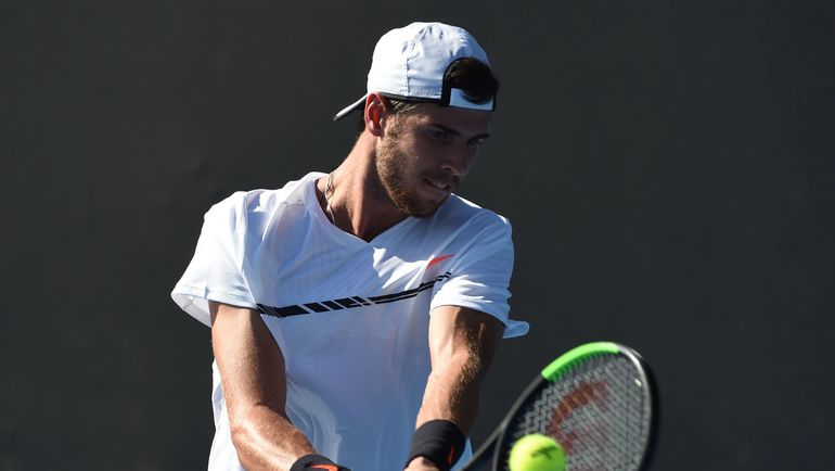 Выход во второй круг - хороший результат для Карена ХАЧАНОВА и Андрея Рублева. Фото AFP Выход во второй круг - хороший результат для Карена ХАЧАНОВА и Андрея Рублева. Фото AFP