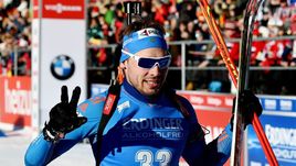 Сегодня. Антерсельва. Антон ШИПУЛИН после победного финиша.