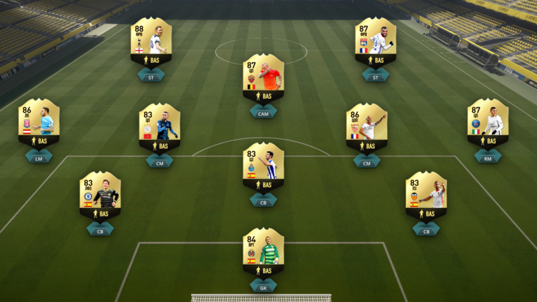 Команда недели 18. Фото EA Sports Команда недели 18. Фото EA Sports