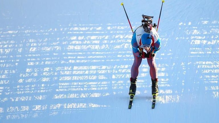 Суббота. Антерсельва. На трассе Дмитрий МАЛЫШКО. Фото Союз биатлонистов России Суббота. Антерсельва. На трассе Дмитрий МАЛЫШКО. Фото Союз биатлонистов России