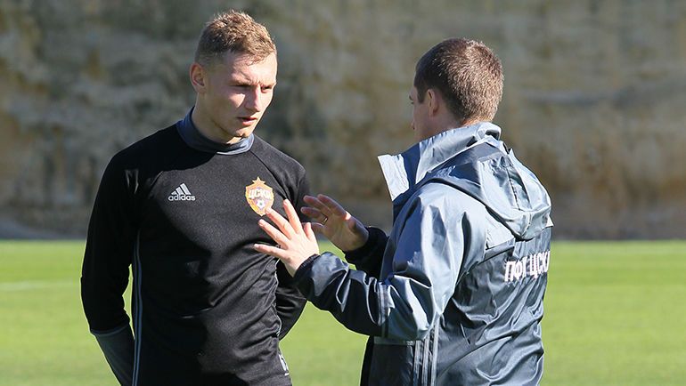 Федор ЧАЛОВ и Виктор ГОНЧАРЕНКО. Фото Валентин КОБЫЩА, ПФК ЦСКА Федор ЧАЛОВ и Виктор ГОНЧАРЕНКО. Фото Валентин КОБЫЩА, ПФК ЦСКА