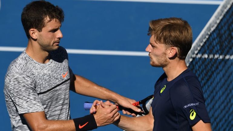 Григор ДИМИТРОВ (слева) и Давид ГОФФЕН. Фото AFP Григор ДИМИТРОВ (слева) и Давид ГОФФЕН. Фото AFP