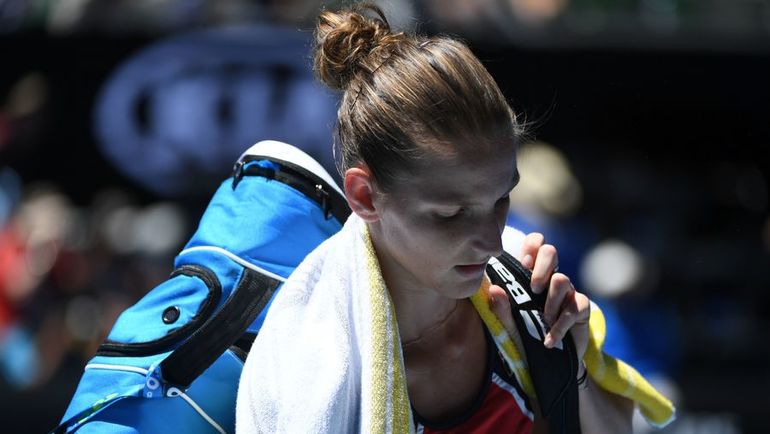 Каролина ПЛИШКОВА проиграла Мирьяне ЛУЧИЧ-БАРОНИ. Фото AFP Каролина ПЛИШКОВА проиграла Мирьяне ЛУЧИЧ-БАРОНИ. Фото AFP