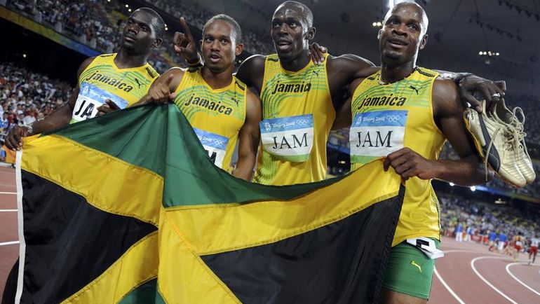 Эстафетная команда Ямайки в Пекине. Фото REUTERS Эстафетная команда Ямайки в Пекине. Фото REUTERS