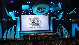 Пятница. Лос-Аджелес. Церемония чествования 100 лучших игроков в истории НХЛ.