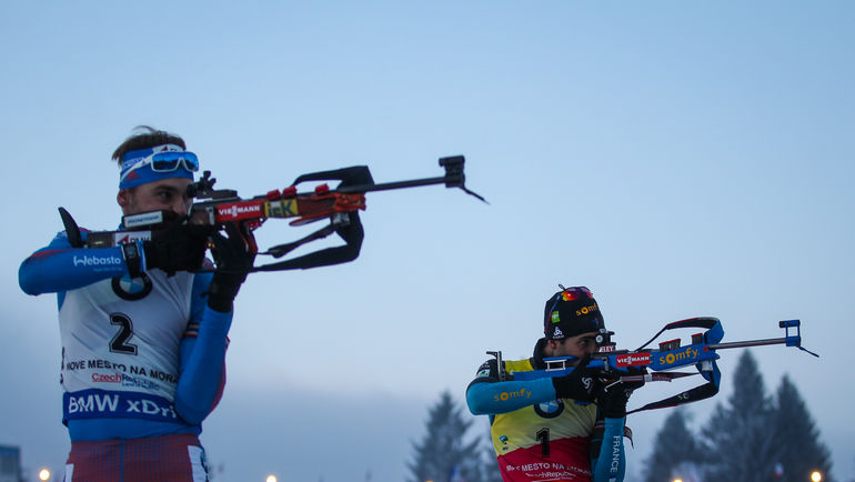 Мартен ФУРКАД (справа) и Антон ШИПУЛИН на этапе Кубка мира в Нове-Место в декабре 2016-го. Фото Андрей АНОСОВ, СБР Мартен ФУРКАД (справа) и Антон ШИПУЛИН на этапе Кубка мира в Нове-Место в декабре 2016-го. Фото Андрей АНОСОВ, СБР