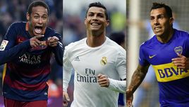 Неймар, Криштиану Роналду, Тевес:  кого поздравить первым?