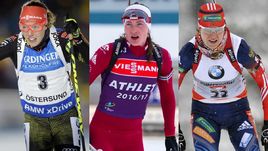 Лаура ДАЛЬМАЙЕР, Дарья ДОМРАЧЕВА и Ирина СТАРЫХ.