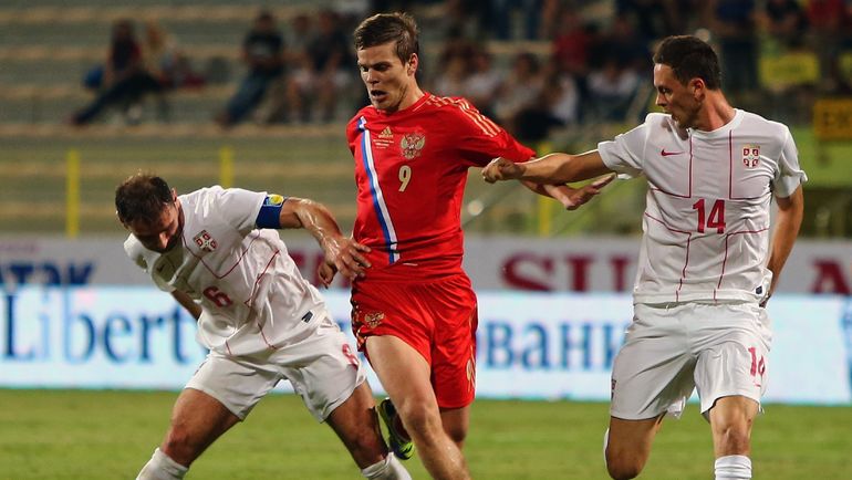 Бранислав ИВАНОВИЧ, Александр КОКОРИН и Неманья МАТИЧ. Фото AFP Бранислав ИВАНОВИЧ, Александр КОКОРИН и Неманья МАТИЧ. Фото AFP
