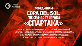 Победители Copa del Sol. Где сейчас те игроки "Спартака"