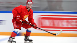 Среда. Санкт-Петербург. Анатолий ГОЛЫШЕВ на тренировке сборной России.