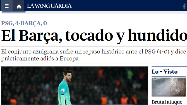 La Vanguadia. La Vanguadia.