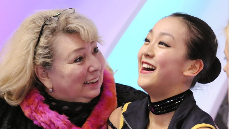 Татьяна ТАРАСОВА и Мао АСАДА. Фото AFP Татьяна ТАРАСОВА и Мао АСАДА. Фото AFP