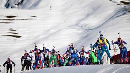 ЧМ. Мужской масс-старт.