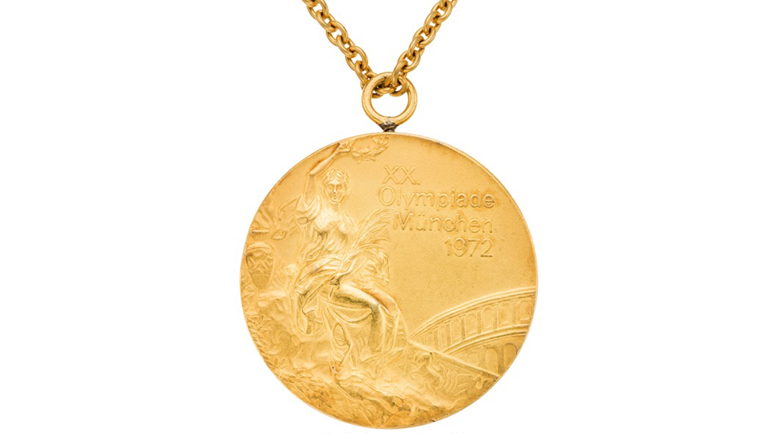 Золотая медаль ОИ-72. Фото ha.com Золотая медаль ОИ-72. Фото ha.com