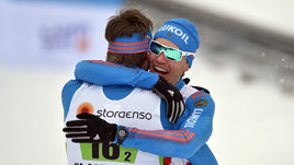 Сегодня. Лахти. Никита КРЮКОВ (справа) Сергей УСТЮГОВ.