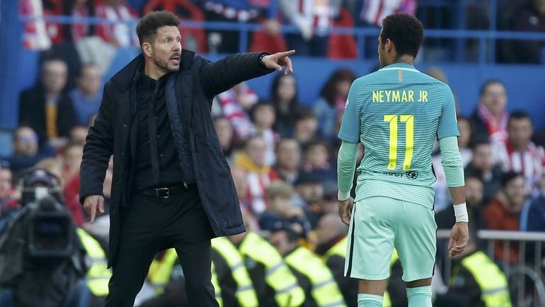 Диего СИМЕОНЕ и НЕЙМАР. Фото REUTERS Диего СИМЕОНЕ и НЕЙМАР. Фото REUTERS