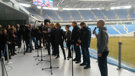 Пуйоль на "Стадионе "Санкт-Петербург"