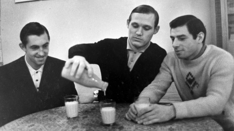 Борис МИХАЙЛОВ, Владимир ПЕТРОВ и Валерий ХАРЛАМОВ. Фото Анатолий БОЧИНИН Борис МИХАЙЛОВ, Владимир ПЕТРОВ и Валерий ХАРЛАМОВ. Фото Анатолий БОЧИНИН