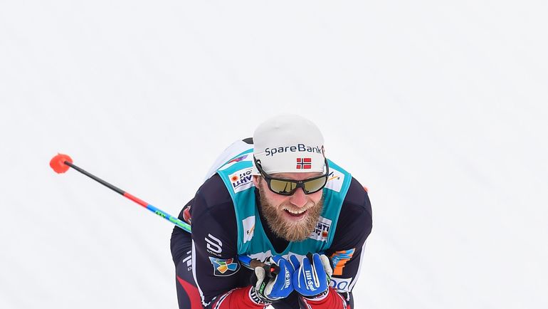 Норвежец Мартин СУНДБЮ финишировал вторым. Фото AFP Норвежец Мартин СУНДБЮ финишировал вторым. Фото AFP