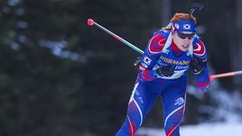 Биатлонистка сборной Кореи Анна ФРОЛИНА.