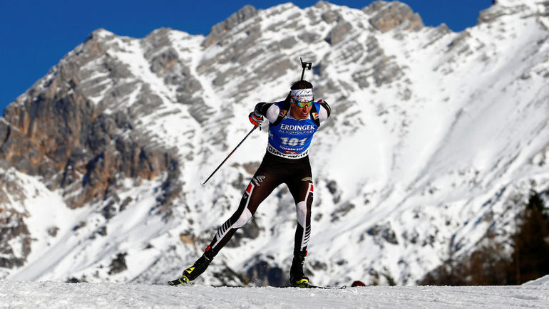 Юлиан ЭБЕРХАРТ - победитель спринта в Пхенчхане. Фото AFP Юлиан ЭБЕРХАРТ - победитель спринта в Пхенчхане. Фото AFP