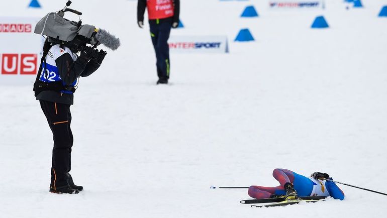 Алексей ЧЕРВОТКИН после финиша. Фото AFP Алексей ЧЕРВОТКИН после финиша. Фото AFP