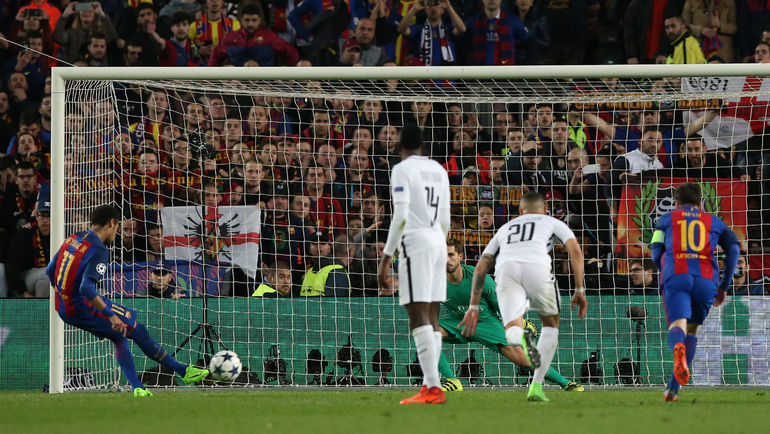 90+1-я минута. НЕЙМАР забивает пенальти. Фото REUTERS 90+1-я минута. НЕЙМАР забивает пенальти. Фото REUTERS