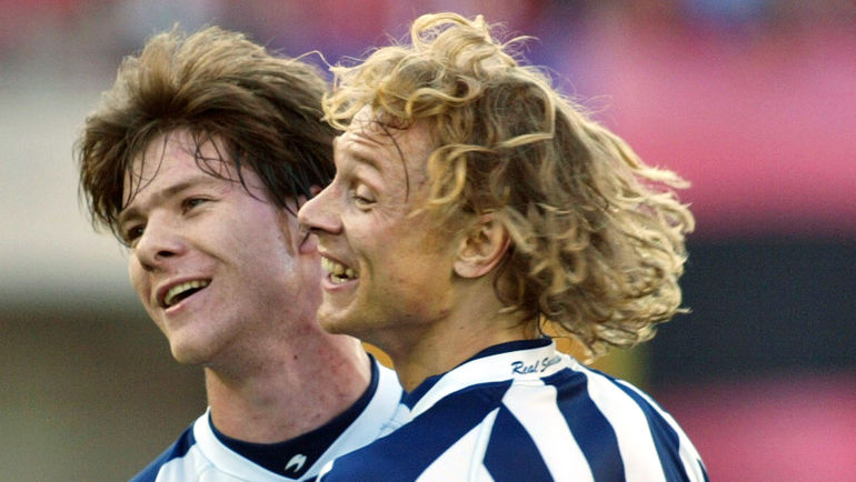 ХАБИ АЛОНСО и Валерий КАРПИН. Фото REUTERS ХАБИ АЛОНСО и Валерий КАРПИН. Фото REUTERS