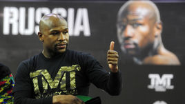 Среда. Москва. Флойд МЭЙУЭЗЕР на открытии собственной академии.