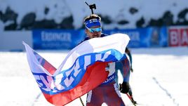 18 февраля. Хохфильцен. Золотой финиш Антона ШИПУЛИНА в эстафете на чемпионате мира.