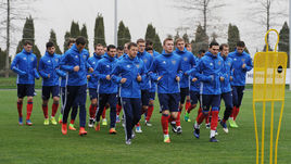 Сегодня. Краснодар. Тренировка сборной России.