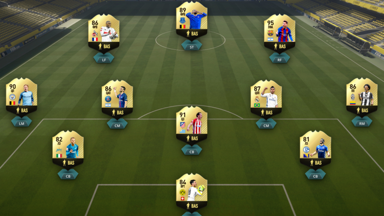 Команда недели 27. Фото EA Sports Команда недели 27. Фото EA Sports