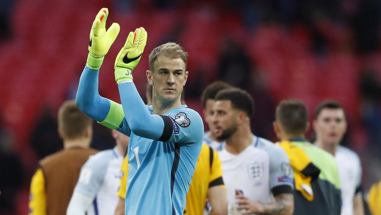 Вратарь сборной Англии Джо ХАРТ. Фото REUTERS Вратарь сборной Англии Джо ХАРТ. Фото REUTERS