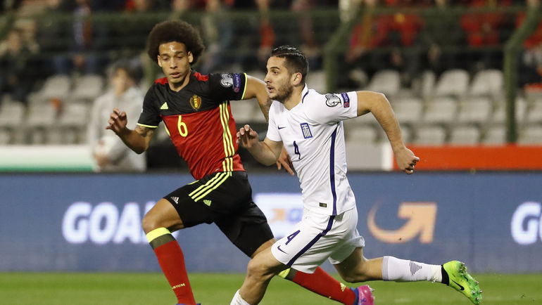 Аксель ВИТСЕЛЬ и его Бельгия уверенно лидируют в своей отборочной группе. Фото AFP Аксель ВИТСЕЛЬ и его Бельгия уверенно лидируют в своей отборочной группе. Фото AFP