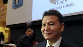 Глава ФИДЕ Кирсан ИЛЮМЖИНОВ.