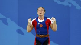 13 августа 2008 года. Пекин. Оксана СЛИВЕНКО на Олимпийских играх.